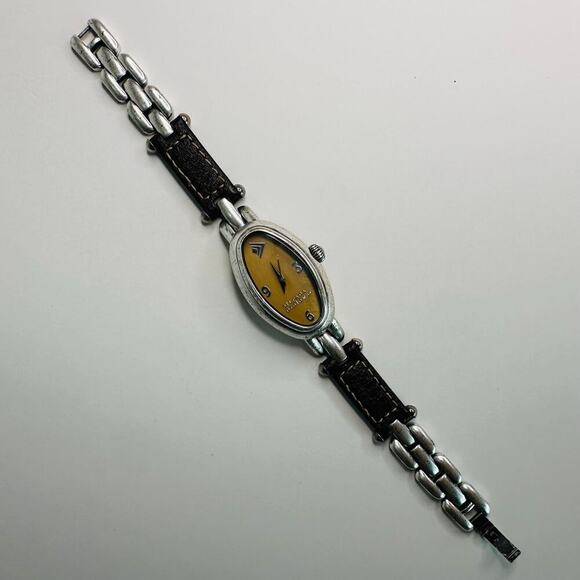 Silpada Watch with Leather Link Bracelet - Picture 3 of 8